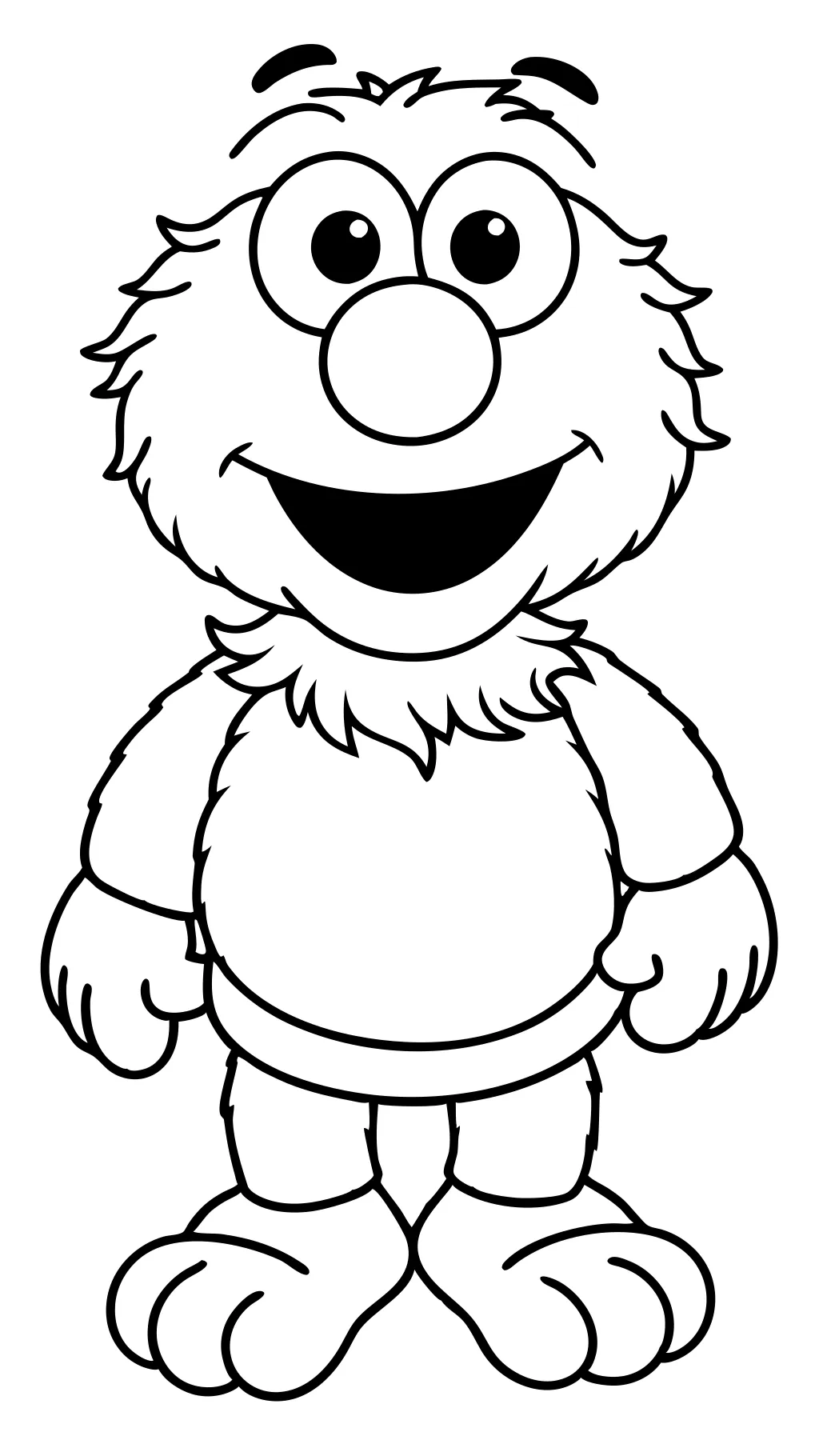 elmo free coloring pages